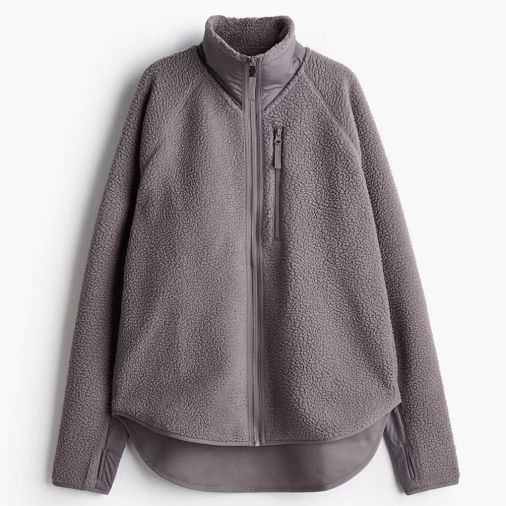Women's Gray Fleece Jacket